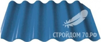 Волнаколор - синий 1097 х 625 х 6 мм